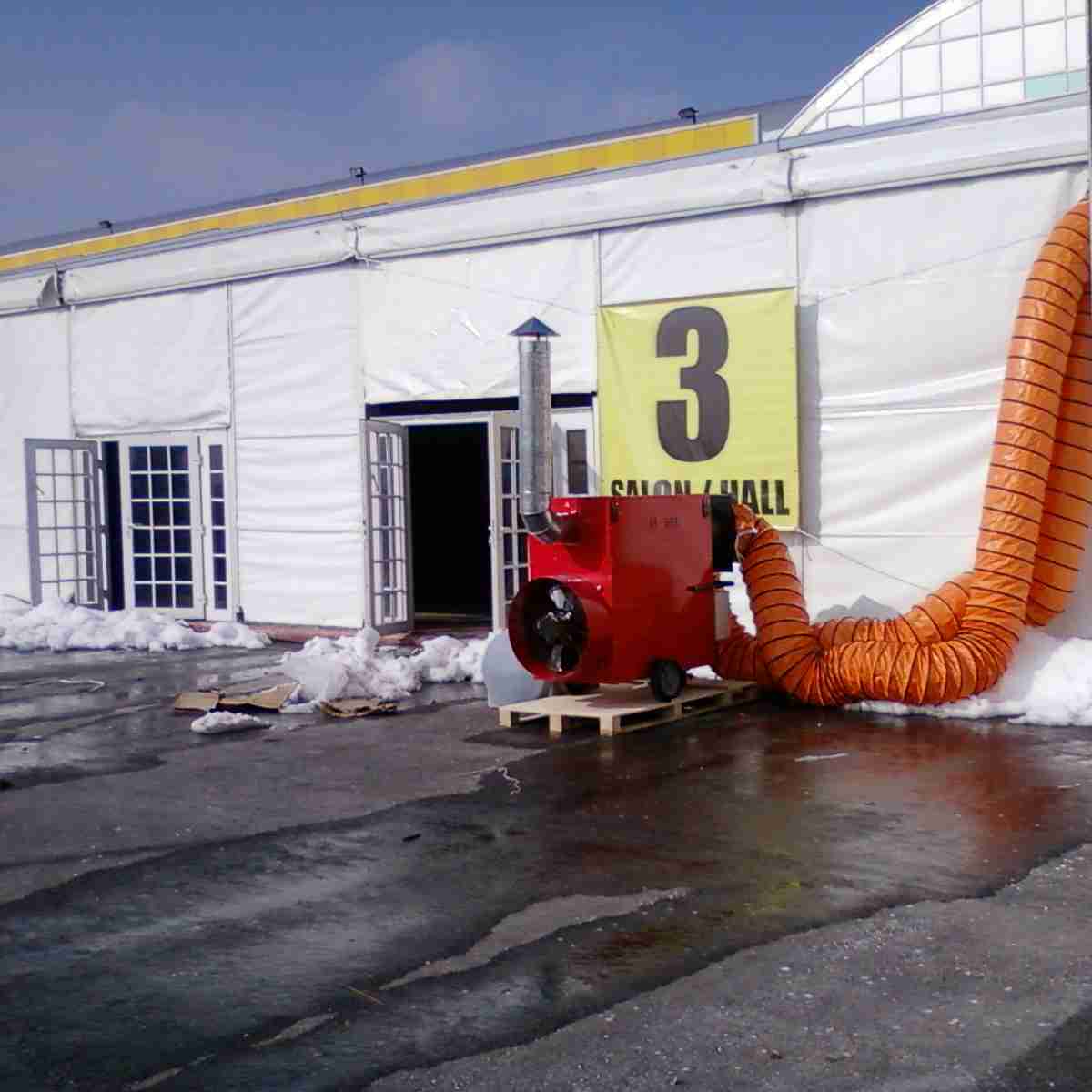 極寒地區 戶外帳篷 加熱采暖 永備熱風機Helios200C 