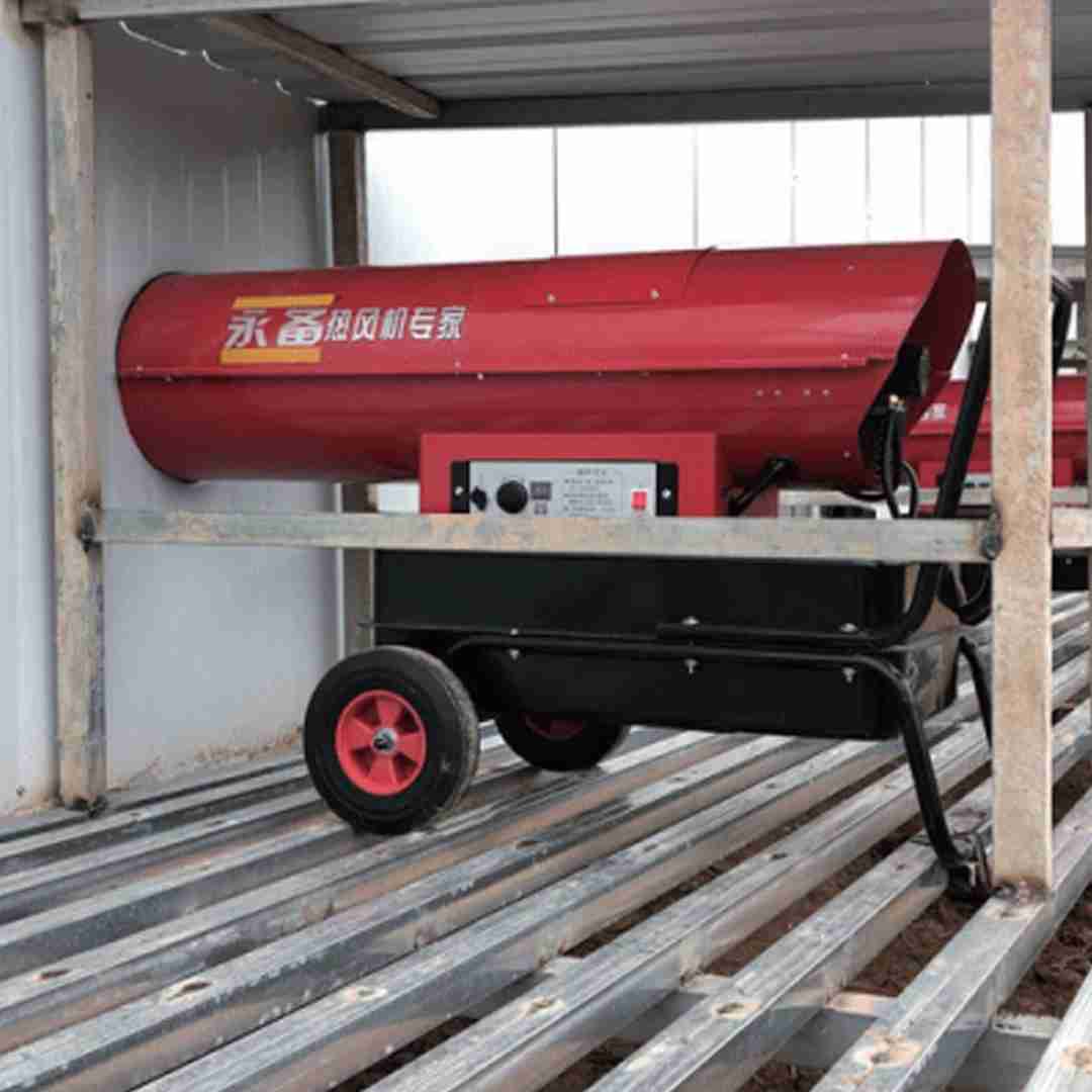 烘干房 有無回風測試 永備熱風機燃油熱風機 ST100